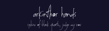 Arkinthor Hands by The Branded Quotes — Script Handwritten Font — thumbnail 2