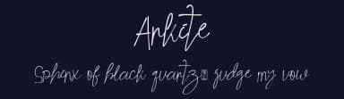 Arkite by Yoga Letter — Script Handwritten Font — thumbnail 2
