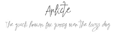 Arkite by Yoga Letter — Script Handwritten Font — thumbnail 1