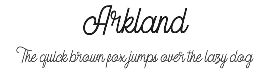 Arkland by Typetemp Studio — Script Handwritten Font