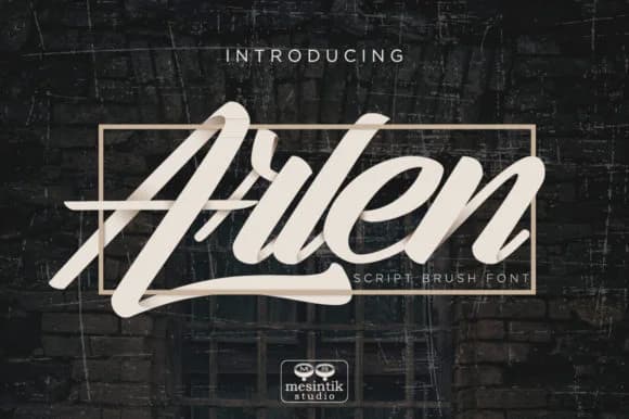 Arlen Script Font by mesintikstudio — Script Handwritten Font