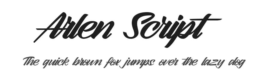 Arlen Script by Mesintik Studio — Script Handwritten Font