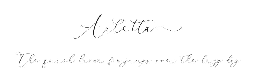 Arletta by Balpirick Studio — Script Handwritten Font