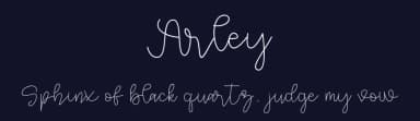 Arley by infontree store — Script Handwritten Font — thumbnail 2