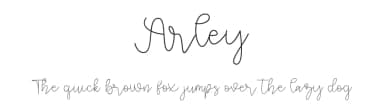 Arley by infontree store — Script Handwritten Font — thumbnail 1