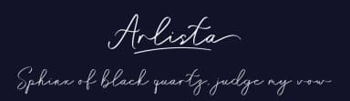 Arlista by CBRTEXT Studio — Script Handwritten Font — thumbnail 2