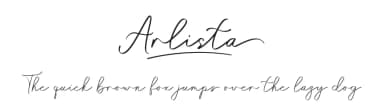 Arlista by CBRTEXT Studio — Script Handwritten Font — thumbnail 1