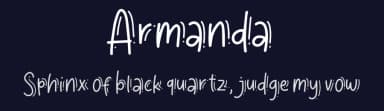 Armanda by InspiraType — Script Handwritten Font — thumbnail 2