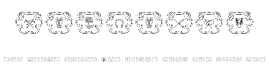 Armorial by Intellecta Design — Dingbats Font