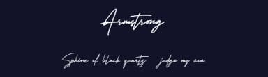 Armstrong by Maulana Creative — Script Handwritten Font — thumbnail 2