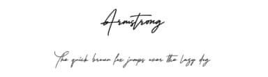 Armstrong by Maulana Creative — Script Handwritten Font — thumbnail 1