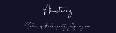 Armstrong by ToniStudio — Script Handwritten Font — thumbnail 2