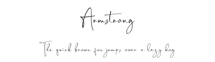 Armstrong by ToniStudio — Script Handwritten Font