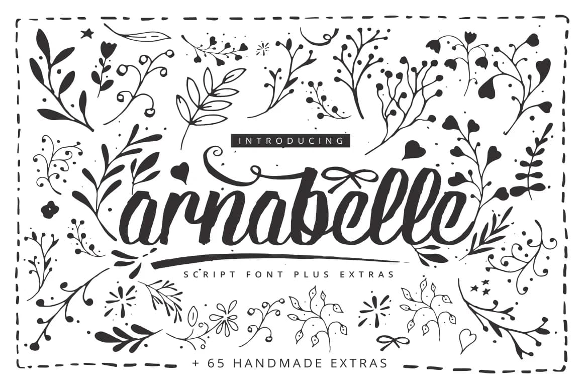 Arnabelle Script Font by DesignSomething — Script Handwritten Font