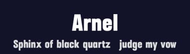 Arnel by Craft Supply Co. — Sans Serif Font — thumbnail 2