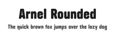 Arnel Rounded by Craft Supply Co. — Sans Serif Font — thumbnail 1