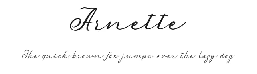 Arnette by Letterhend Studio — Script Handwritten Font