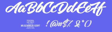 Arnolde Script by Måns Grebäck — Script Handwritten Font — thumbnail 3