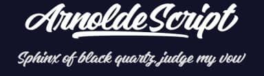 Arnolde Script by Måns Grebäck — Script Handwritten Font — thumbnail 2
