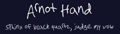 Arnot Hand by Nick Arnot — Script Handwritten Font — thumbnail 2