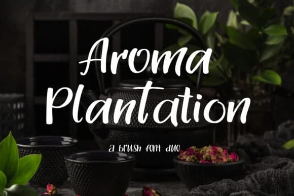Aroma Plantation Duo Font by tregubova.jul — Script Handwritten Font