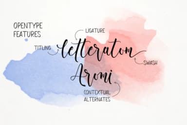 Aromi Font by Letteratom — Script Handwritten Font — thumbnail 2