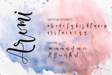Aromi Font by Letteratom — Script Handwritten Font — thumbnail 8