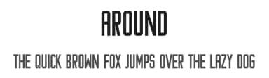 Around by Vladimir Nikolic — Sans Serif Font — thumbnail 1