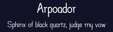 Arpoador by Arpoador — Sans Serif Font — thumbnail 2