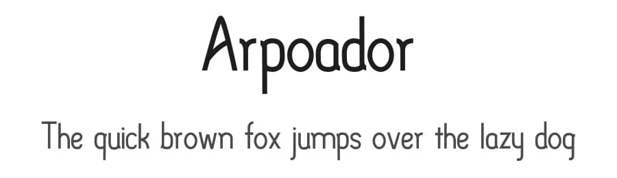 Arpoador by Arpoador — Sans Serif Font