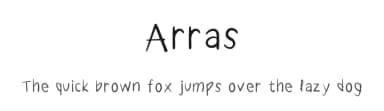 Arras by AndoniArra — Script Handwritten Font — thumbnail 1