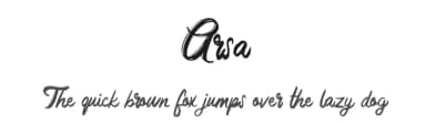 Arsa by Ianmikraz — Script Handwritten Font — thumbnail 1