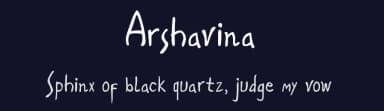 Arshavina by Denny Sutanto — Script Handwritten Font — thumbnail 2