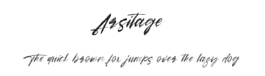 Arsitage by Maulana Creative — Script Handwritten Font — thumbnail 1