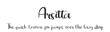 Arsitta by nomlimofont — Script Handwritten Font — thumbnail 1