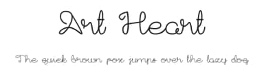 Art Heart by weknow — Script Handwritten Font — thumbnail 1