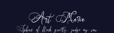 Art Maria by Letterara — Script Handwritten Font — thumbnail 2