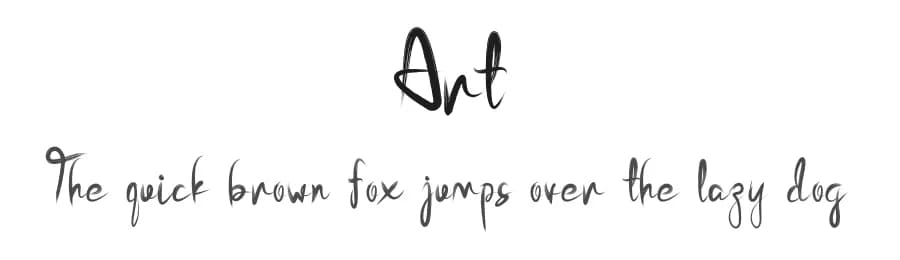 Art by Design Vector10 — Script Handwritten Font