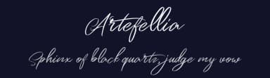 Artefellia by FHFont — Script Handwritten Font — thumbnail 2