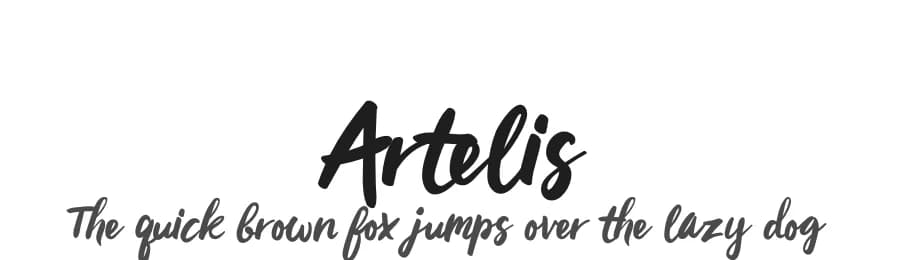 Artelis by lyanatha — Script Handwritten Font