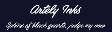 Artely Inks by Måns Grebäck — Script Handwritten Font — thumbnail 2