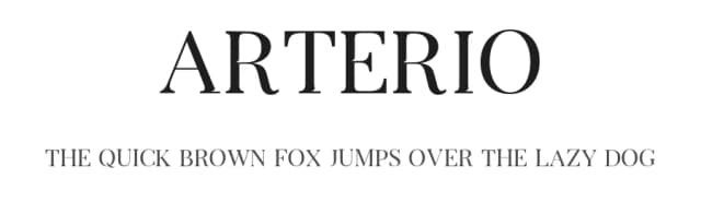 Arterio by Robin Campistron — Serif Font