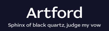Artford by Synthview Type Design — Sans Serif Font — thumbnail 2