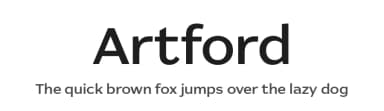 Artford by Synthview Type Design — Sans Serif Font — thumbnail 1