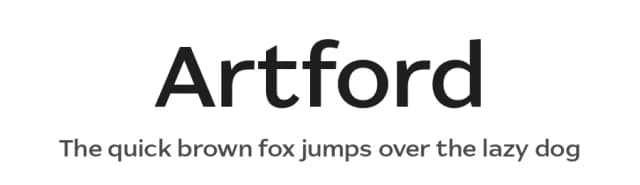 Artford by Synthview Type Design — Sans Serif Font