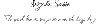 Artgila Satte by Sendika Vidiyantoro — Script Handwritten Font — thumbnail 1