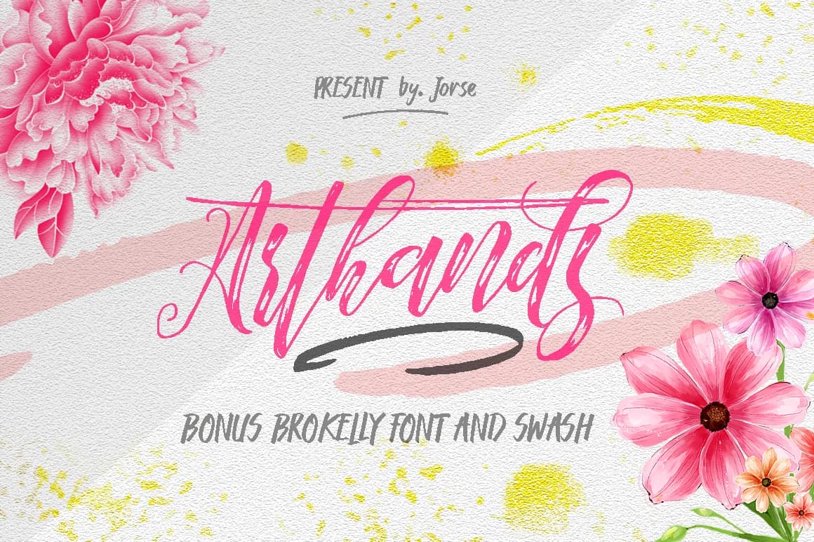 Arthands Font by JorseType — Script Handwritten Font