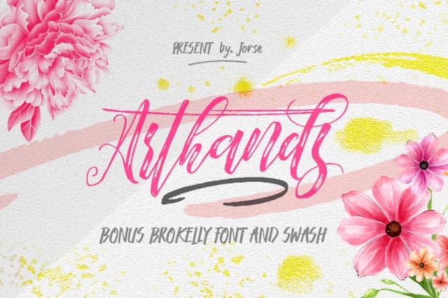 Arthands Font by JorseType — Script Handwritten Font