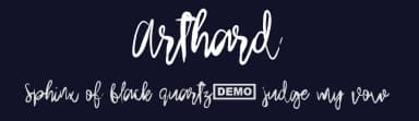 Arthard by Mr. Typeman — Script Handwritten Font — thumbnail 2