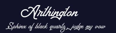 Arthington by Typeline Studio — Script Handwritten Font — thumbnail 2